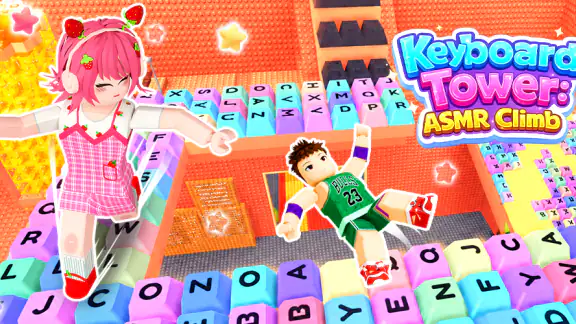 Keyboard Tower: ASMR Climb screenshot