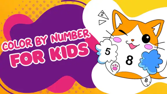 Kids Coloring Book by Numbers screenshot