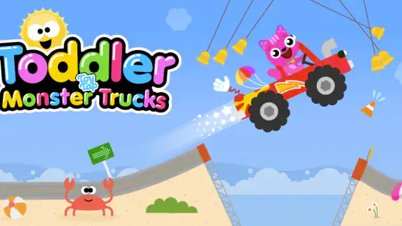 Kids Monster Truck Games 2+ screenshot