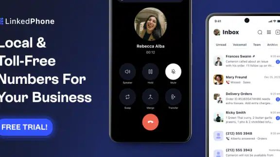 Linked Phone Business Number screenshot