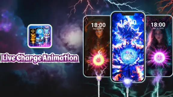 Live 3D Charging Animation screenshot