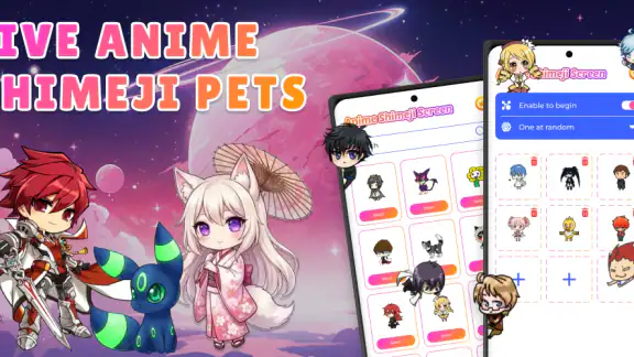 Live Anime Shimeji Screen Pets screenshot
