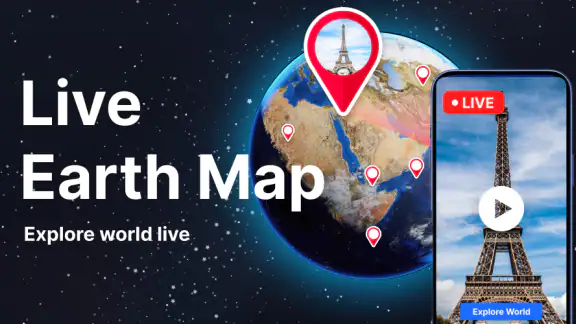 Live Earth Map Satellite View screenshot