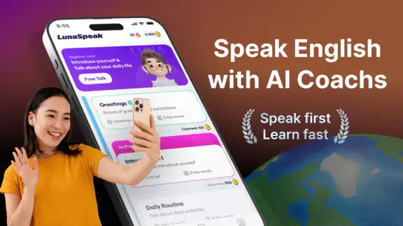 LunaSpeak: AI Speaking Coach screenshot