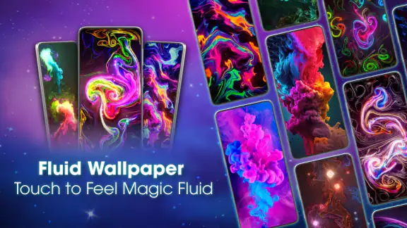 Magic Fluid live wallpaper 4D screenshot