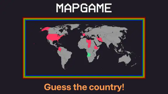 MapGame screenshot