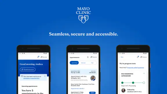 Mayo Clinic screenshot