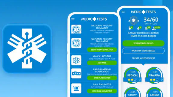 MedicTests 2026 EMS Education screenshot