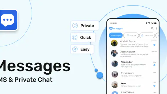 Messages : SMS & Private Chat screenshot