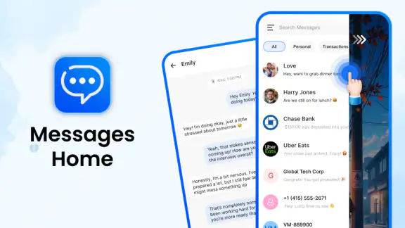 Messages SMS Text Home screenshot
