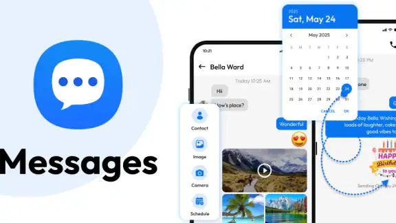 Messages: Text SMS screenshot