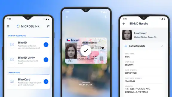Microblink Identity screenshot