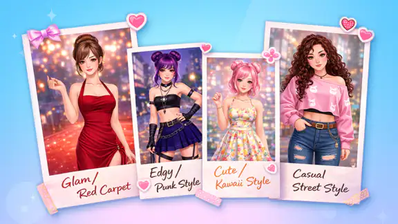 Mini Dress Up & Beauty Games screenshot
