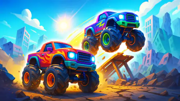 Monster Truck Car Racing Games screenshot