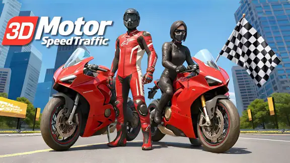 Motor Speed Traffic 3D screenshot