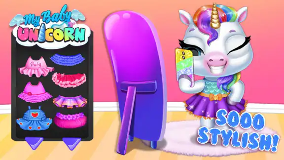 My Baby Unicorn - Pony Care screenshot