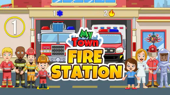 My Town : Fire station Rescue screenshot