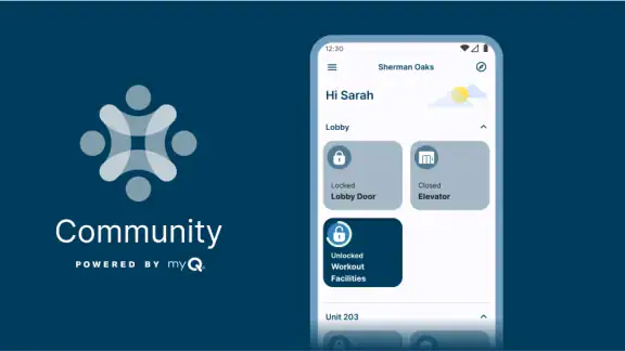 myQ Community screenshot