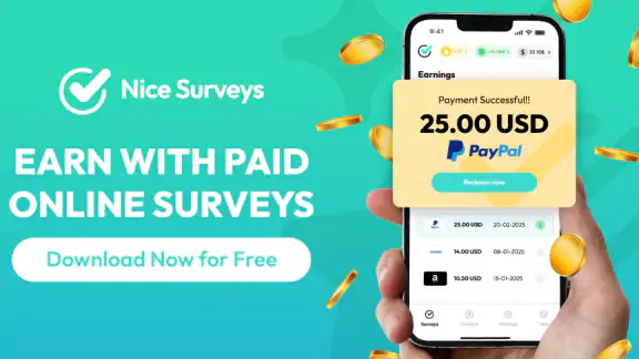 NiceSurveys - Paid Surveys screenshot