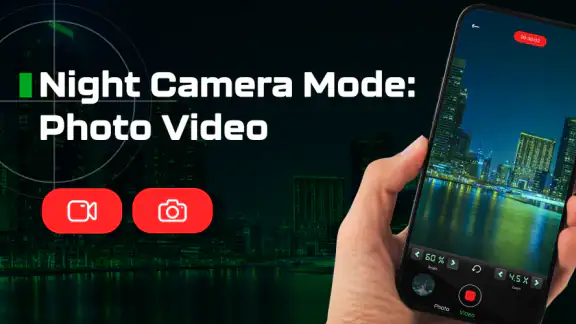 Night Camera Mode: Video Photo screenshot