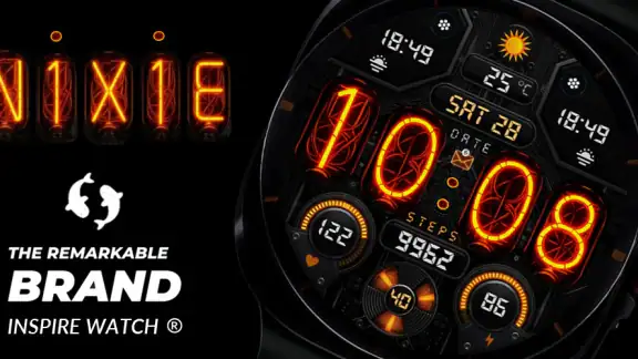Nixie Digital - Wear OS Face screenshot