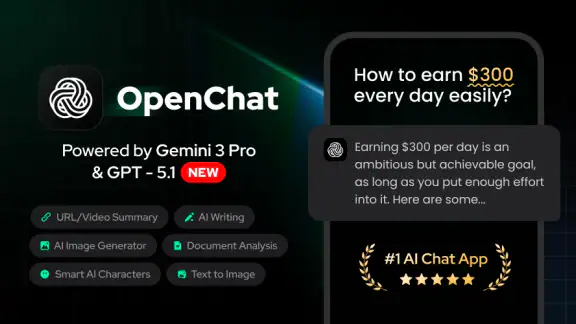 Open Chat - AI bot app screenshot