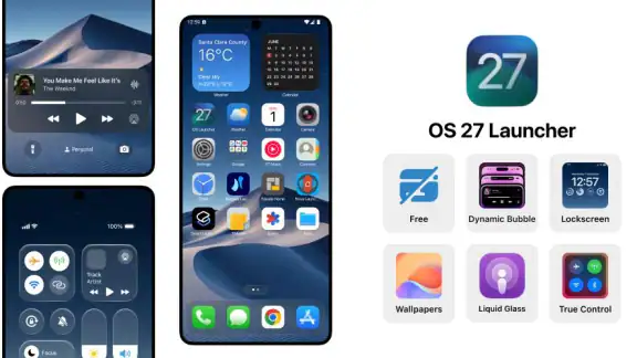 OS 27 Launcher : Golden Gate screenshot