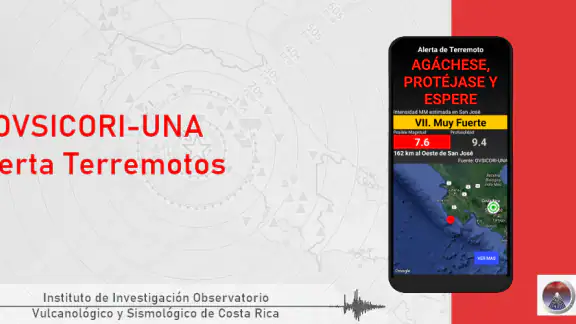 OVSICORI-UNA Alerta Terremotos screenshot