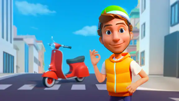 Paper Boy Race: Running game screenshot