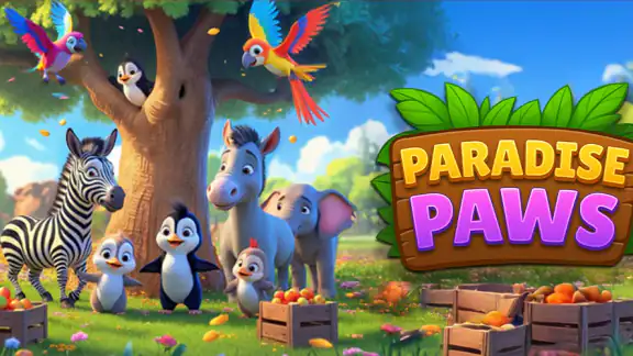 Paradise Paws: Merge Animals screenshot
