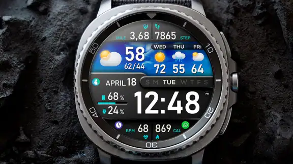 PER8 Digital Watch Face screenshot