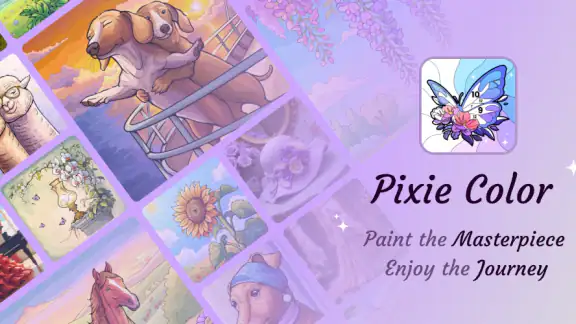 Pixie Color: Paint by Number screenshot