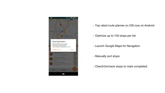 PlaceMaker Route Planner screenshot