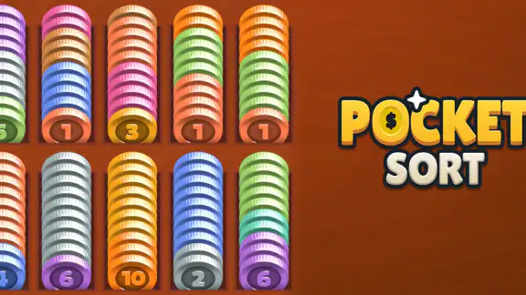 Pocket Sort: Coin Merge Puzzle screenshot