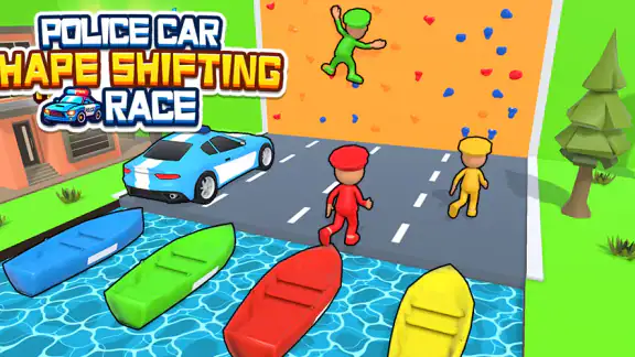 Police Car Shape Shifting Race screenshot