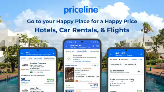 Priceline: Hotel, Flight & Car screenshot