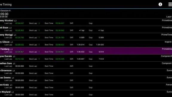 Race Monitor screenshot