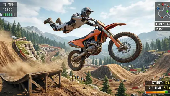 Real Extreme Bike Racing Game screenshot