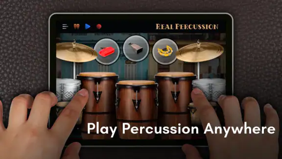 Real Percussion: drum set screenshot