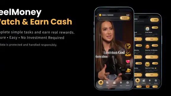 ReelMoney: Watch & Earn Cash screenshot