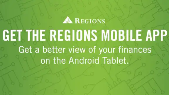 Regions Bank screenshot