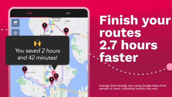 RoadWarrior Route Planner screenshot