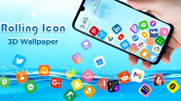 Rolling Icon: 3D Wallpaper screenshot