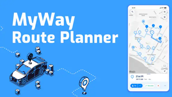 Route Planner, Delivery, MyWay screenshot