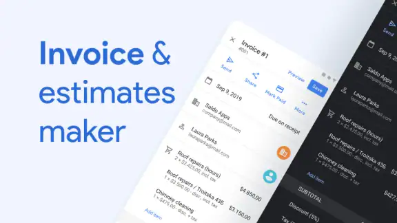 Saldo: Bill & Invoice Maker screenshot