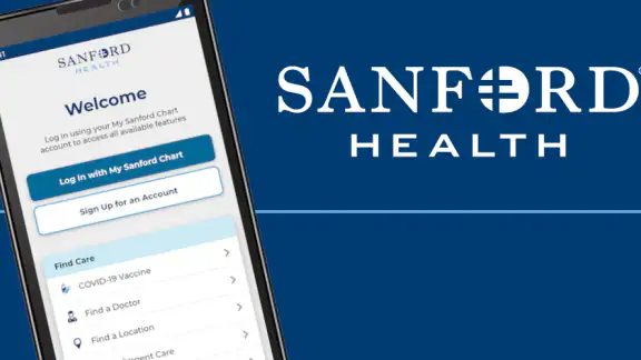Sanford Health screenshot