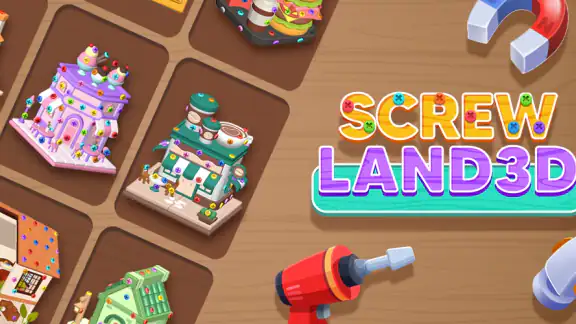 Screw Land 3D screenshot