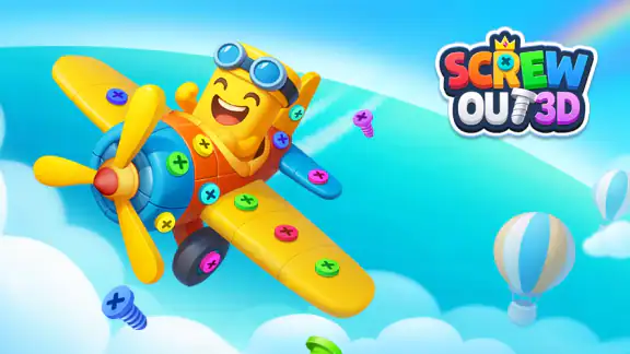 Screw Out 3D: Nut Sort Jam screenshot