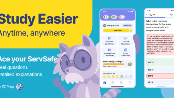 ServSafe | Practice Test 2026 screenshot