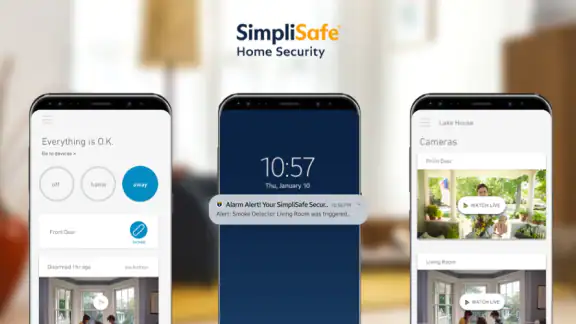 SimpliSafe Home Security App screenshot